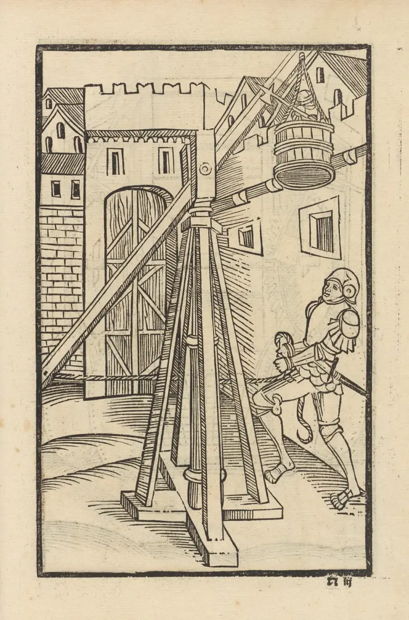 Fyra böcker om ridderskapet, plansch 111 av Flavius Vegetius Renatus