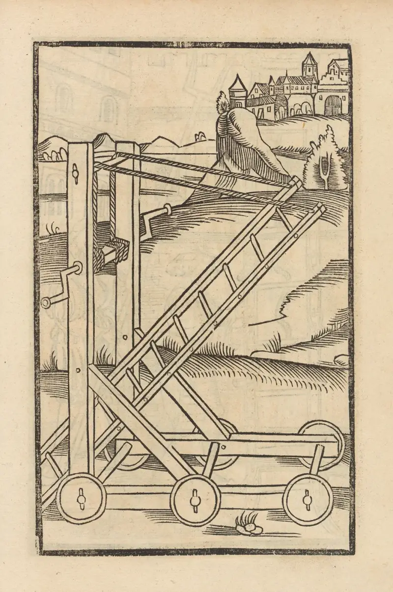 Fyra böcker om ridderskapet, plansch 115 av Flavius Vegetius Renatus