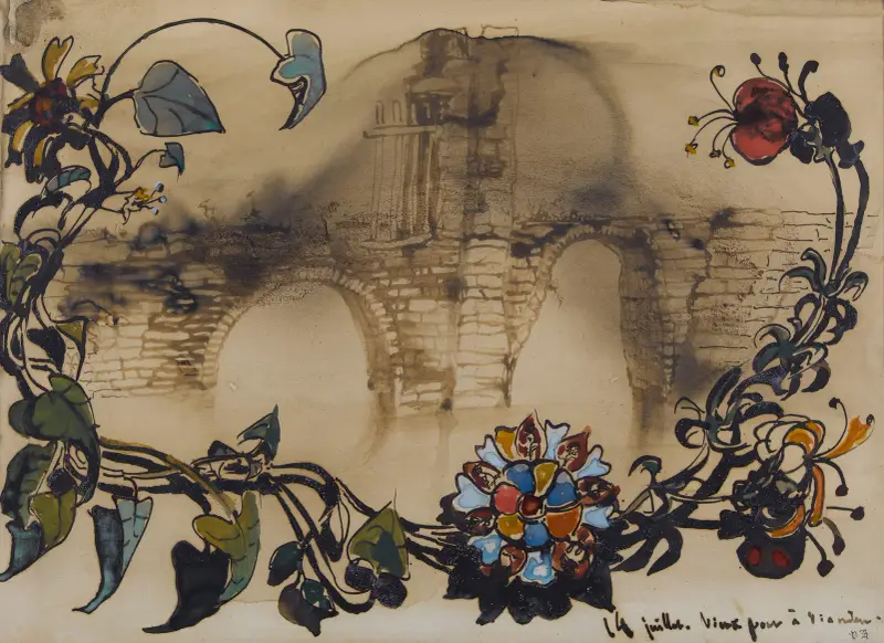 Gamla bron i Vianden av Victor Hugo