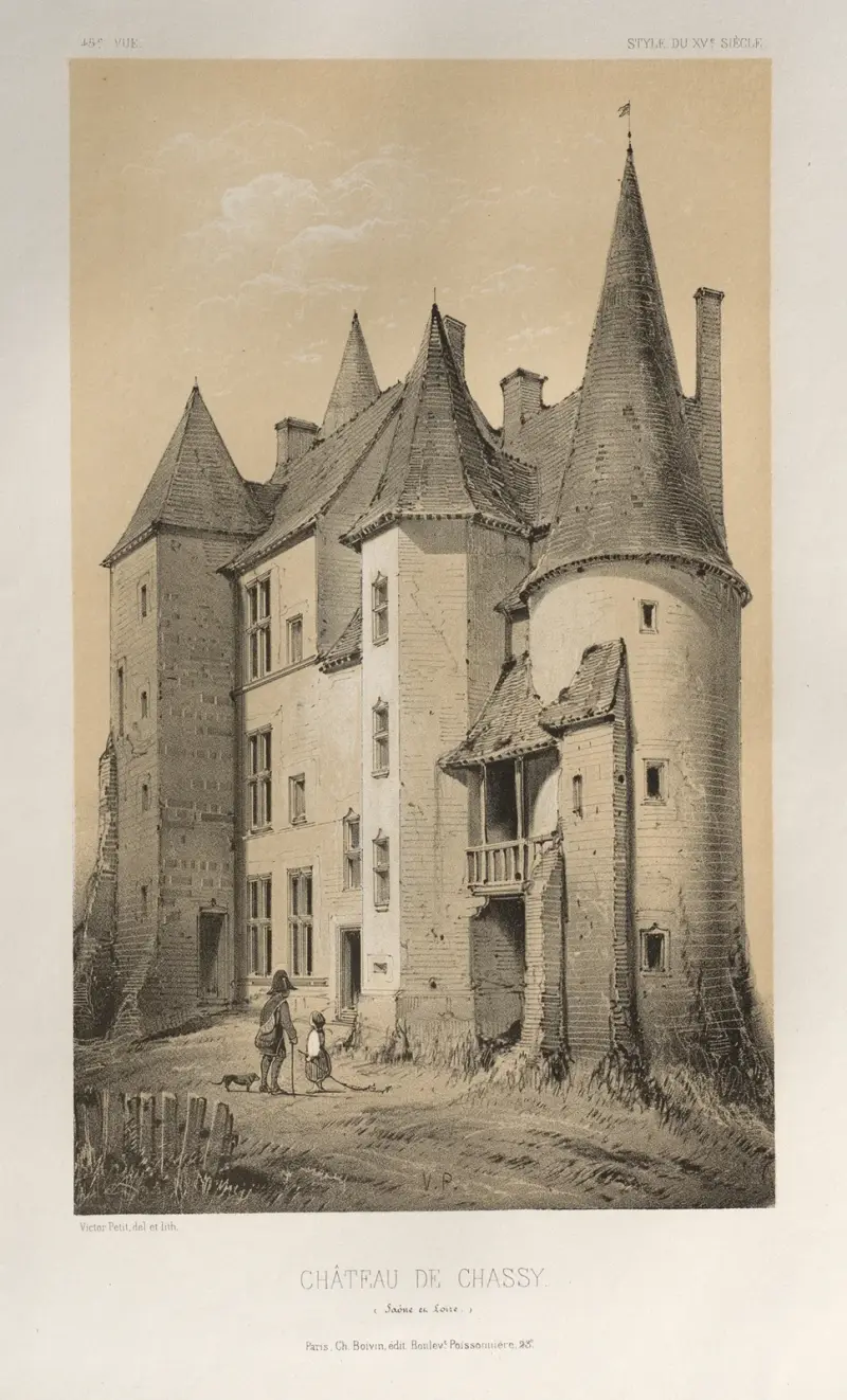 Château De Chassy (Saône et Loire) av Victor Petit