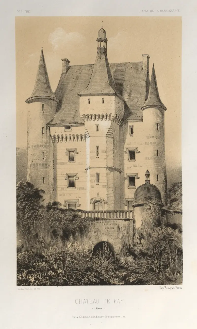 Château De Fay (Maine) av Victor Petit