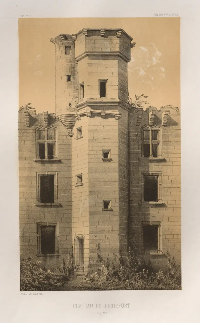 Schloss Rochefort (Côte-d'Or) von Victor Petit