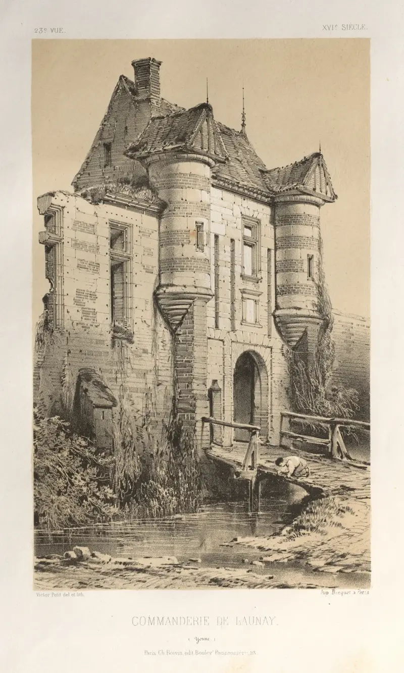 Commanderie De Launay (Yonne) av Victor Petit