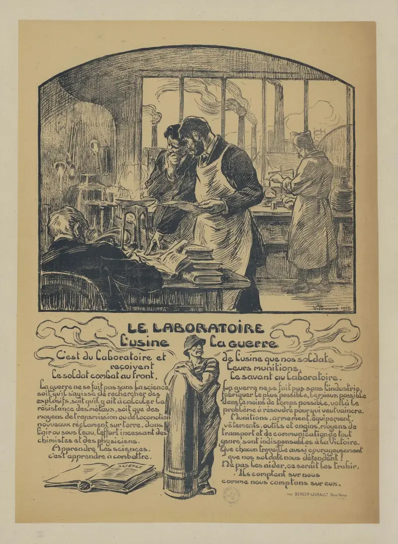 Laboratoriet, fabriken, kriget av Victor Prouvé