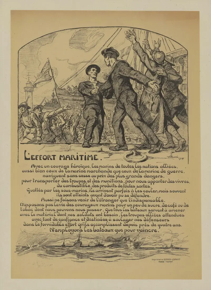 L’effort maritime av Victor Prouvé