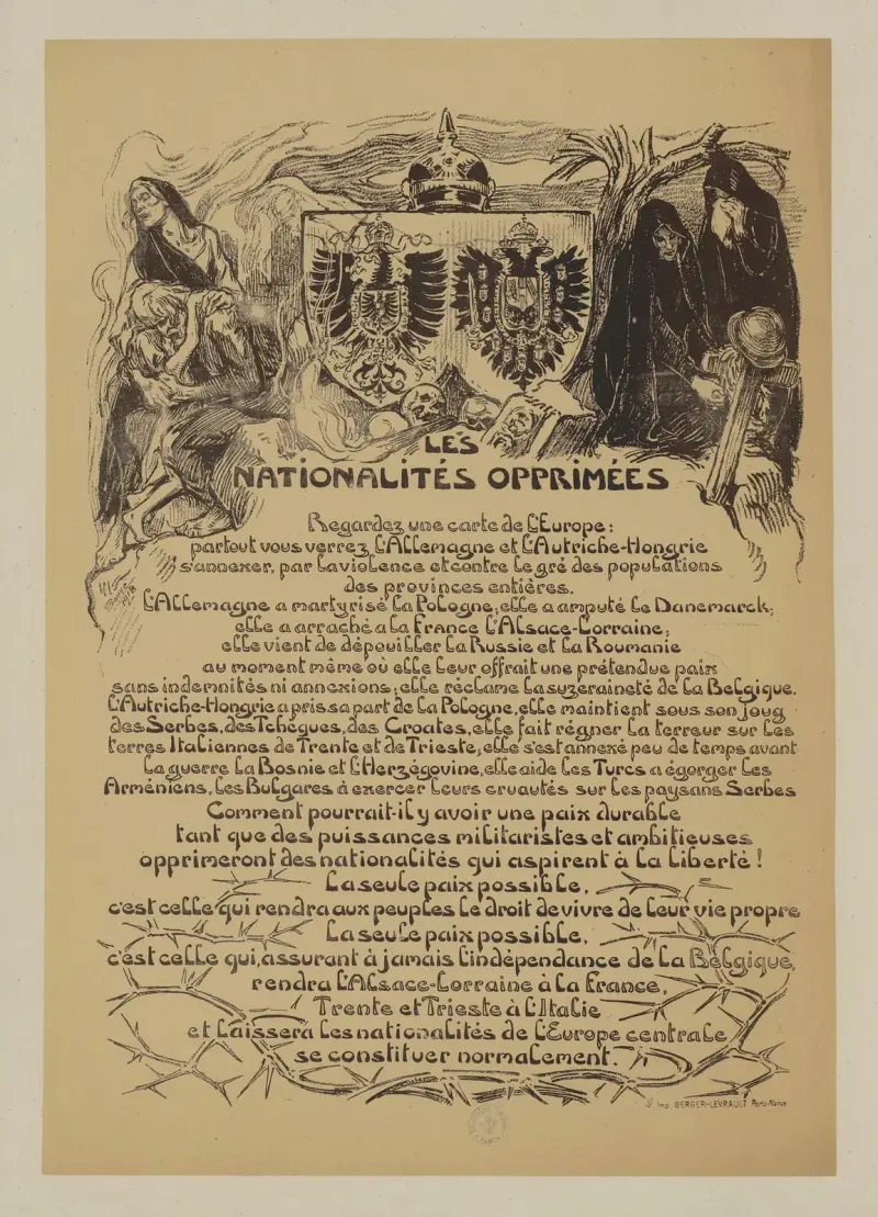De förtryckta nationaliteterna av Victor Prouvé