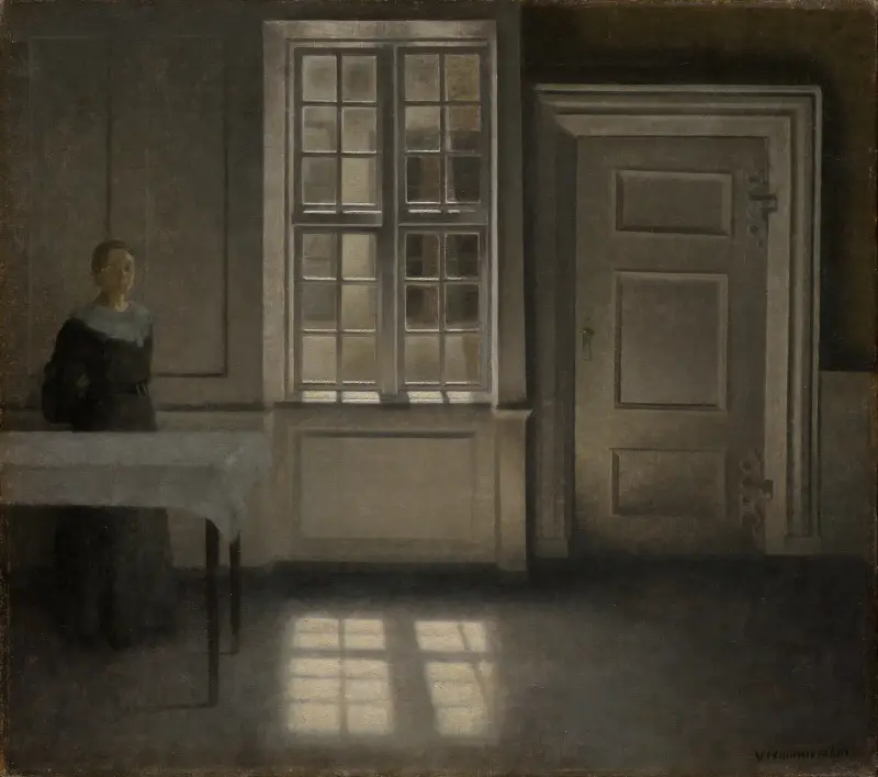 Strandgade, Sunshine av Vilhelm Hammershøi