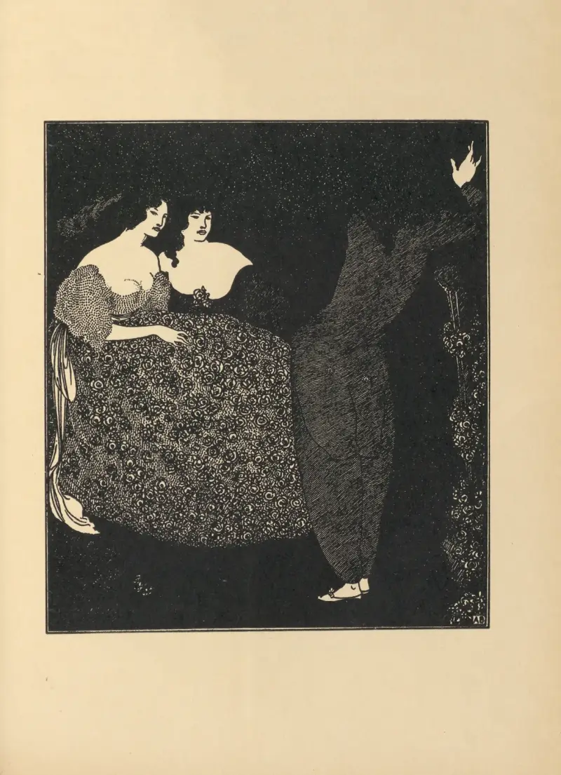Eine Wiederholung von Tristan und Isolde von Aubrey Vincent Beardsley