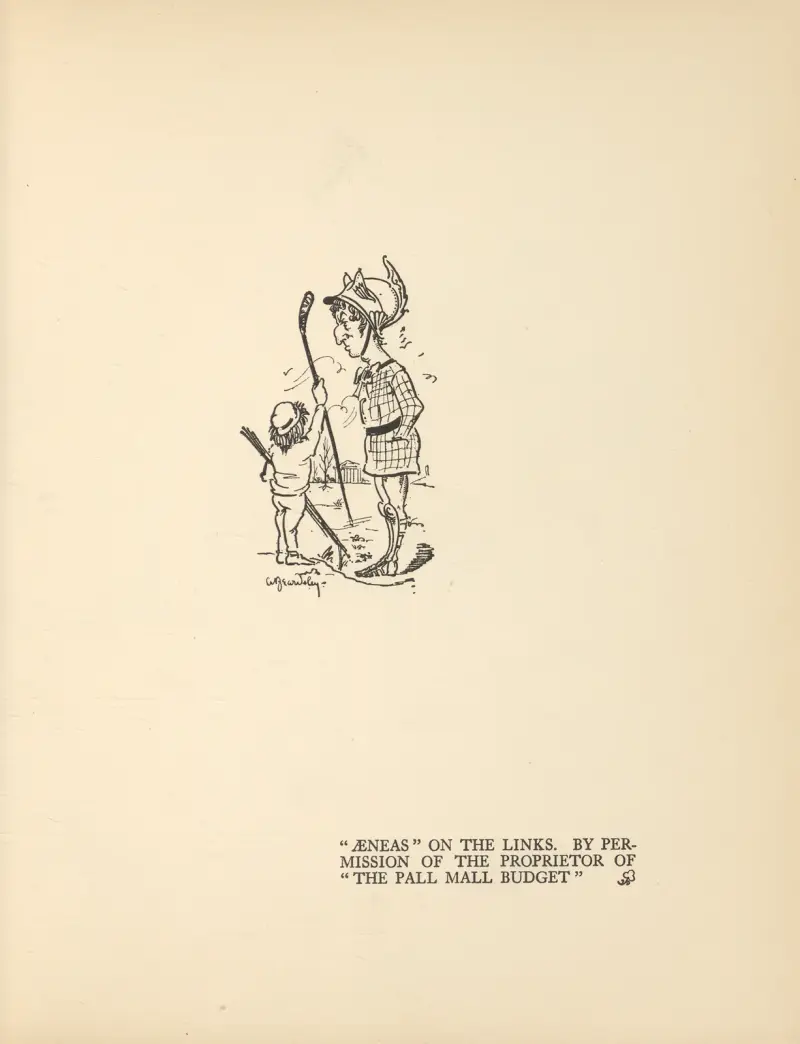 Aeneas On The Links av Aubrey Vincent Beardsley