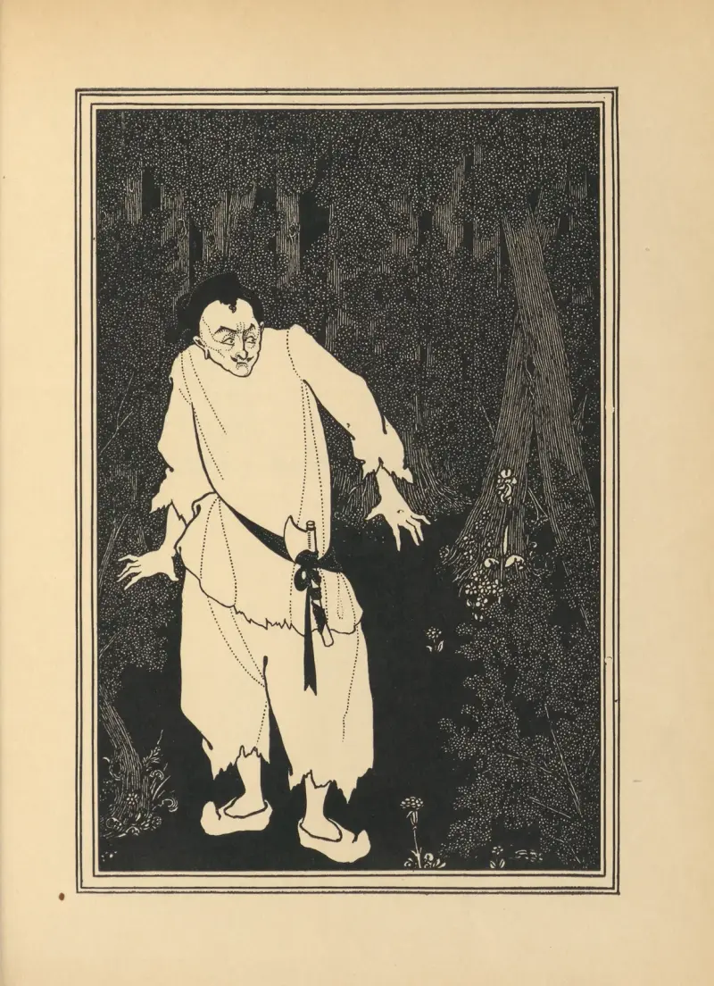 Ali Baba In The Wood – nr 1 av Aubrey Vincent Beardsley