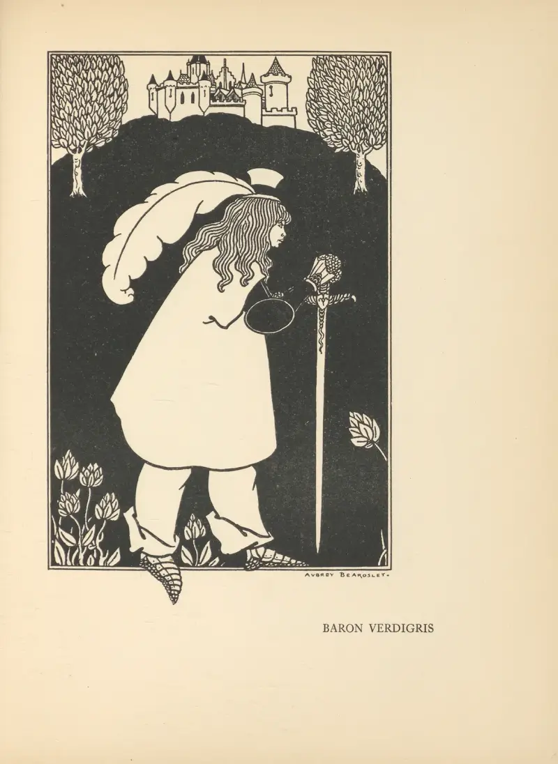 Baron Verdigris av Aubrey Vincent Beardsley