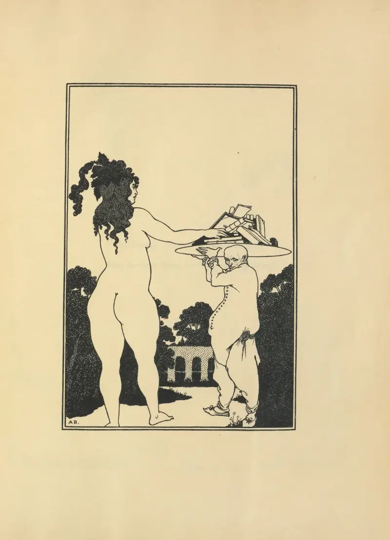 Exlibris von Aubrey Beardsley, 1897 von Aubrey Vincent Beardsley