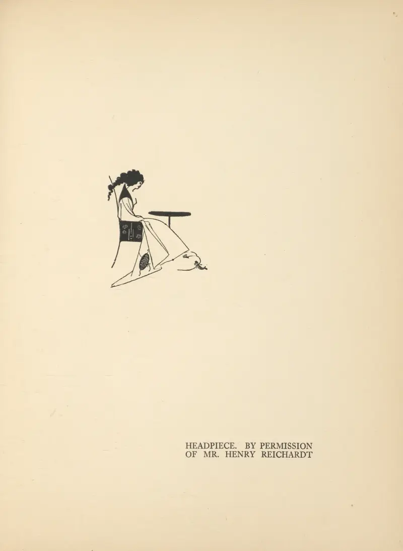 Headpiece – nr 2 av Aubrey Vincent Beardsley