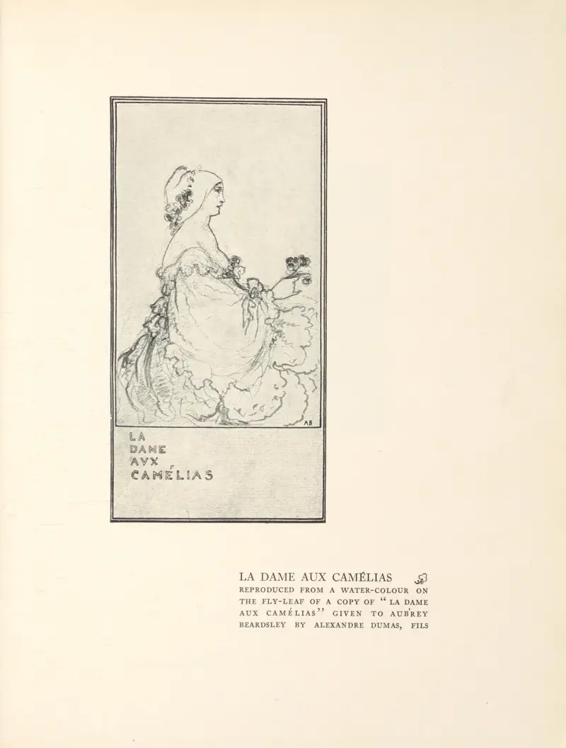 Die Kameliendame, 1912 von Aubrey Vincent Beardsley