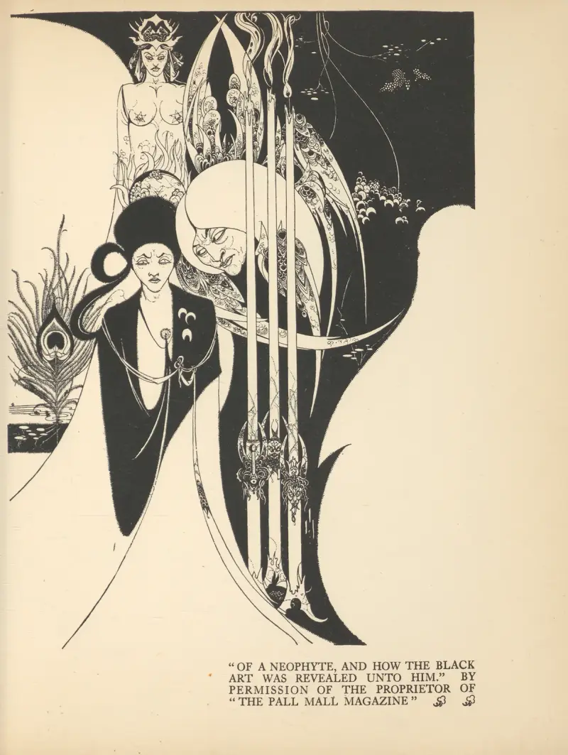 O nowicjuszu i jak mu objawiono czarną sztukę, Aubrey Vincent Beardsley