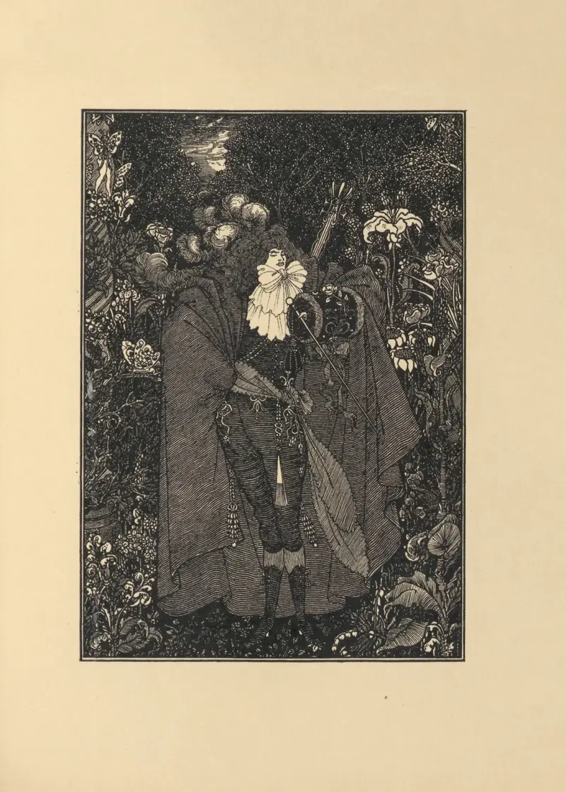 Abbén. Ur 'The Savoy' nr 1 av Aubrey Vincent Beardsley