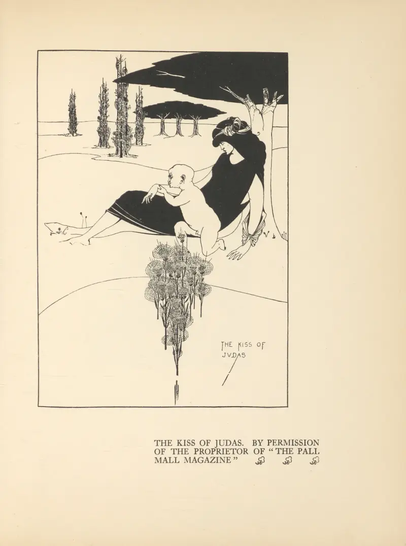Der Judaskuss von Aubrey Vincent Beardsley