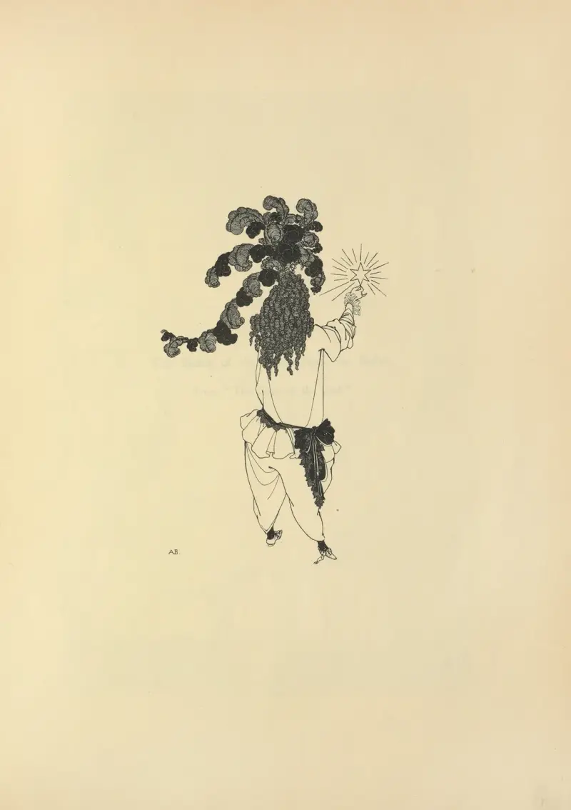 Der neue Stern aus 'The Rape of the Lock' von Aubrey Vincent Beardsley