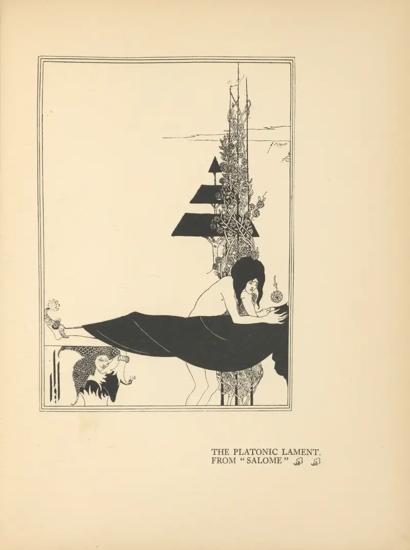 The Platonic Lament. From ‘Salome’ av Aubrey Vincent Beardsley