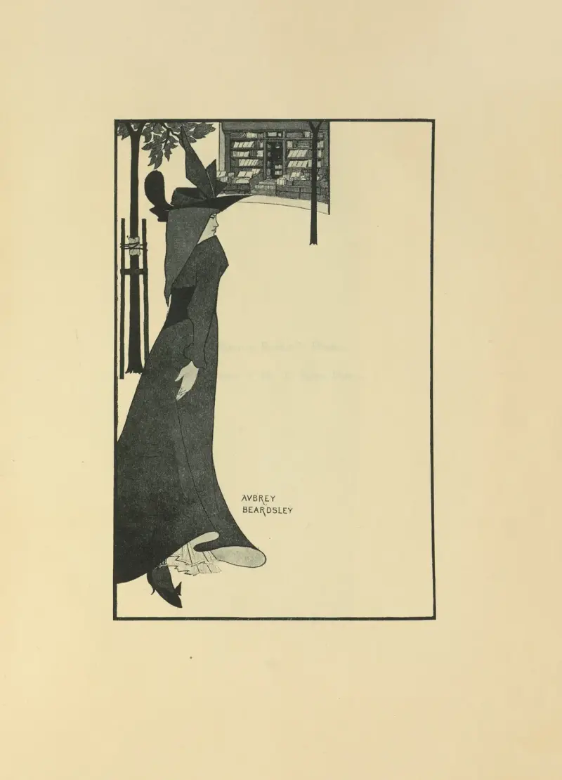 The ‘Pseudonym Library’ Poster, 1897 av Aubrey Vincent Beardsley