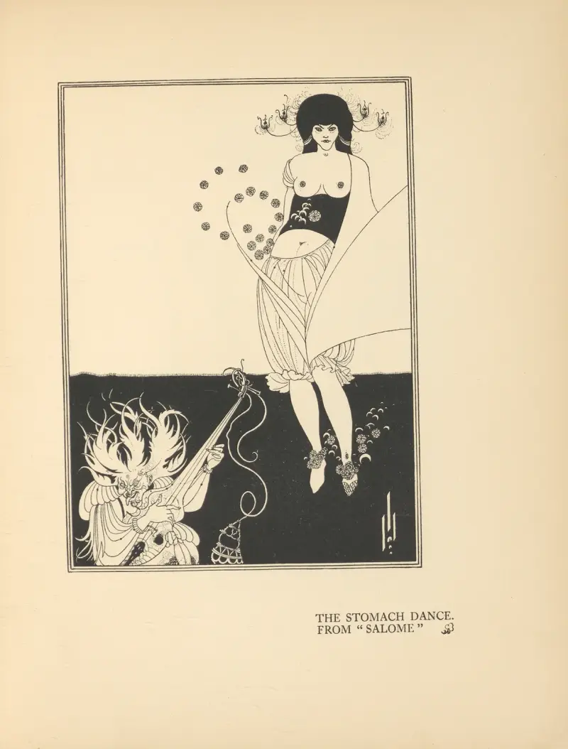 Der Bauchtanz. Aus ‚Salome‘ von Aubrey Vincent Beardsley