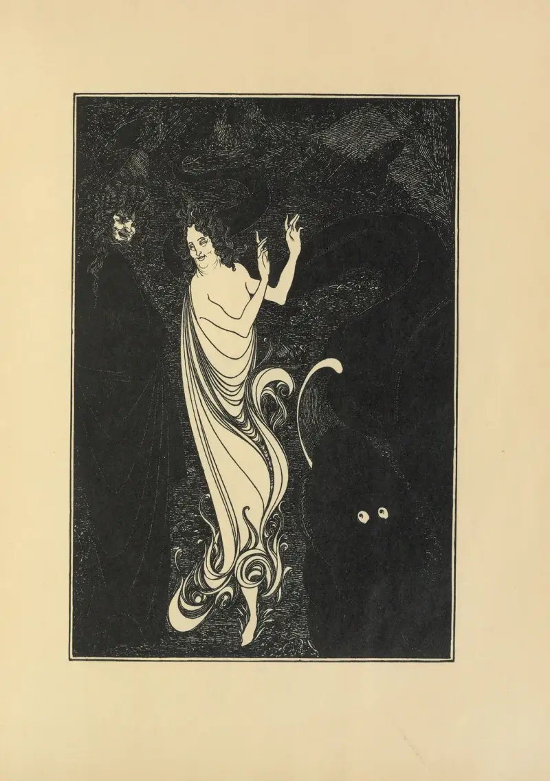 Das dritte Tableau des Rheingolds, aus Nr. 2 von ‚The Savoy‘ von Aubrey Vincent Beardsley
