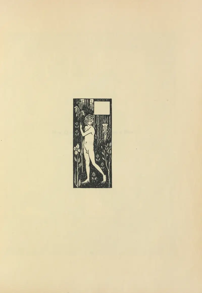 Vignette aus 'Le Morte Darthur', 1897 – Nr. 9 von Aubrey Vincent Beardsley