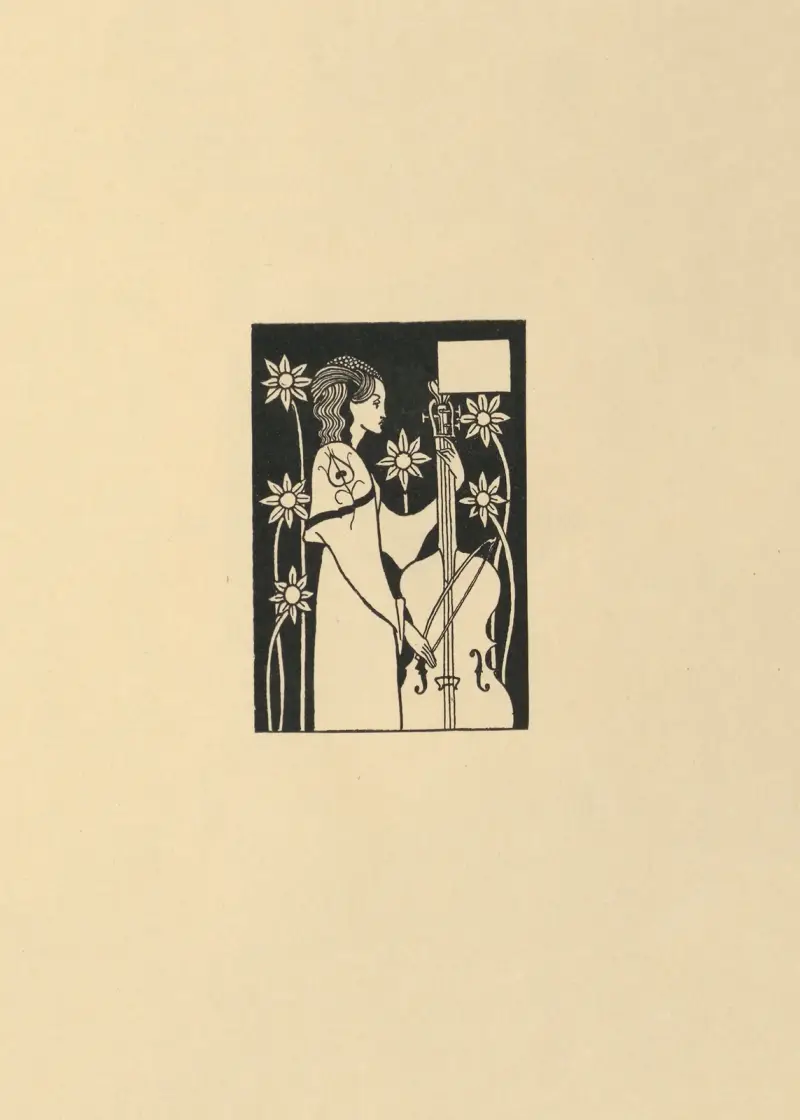 Vignette. Aus „Le Morte d’Arthur“ – Nr. 13 von Aubrey Vincent Beardsley