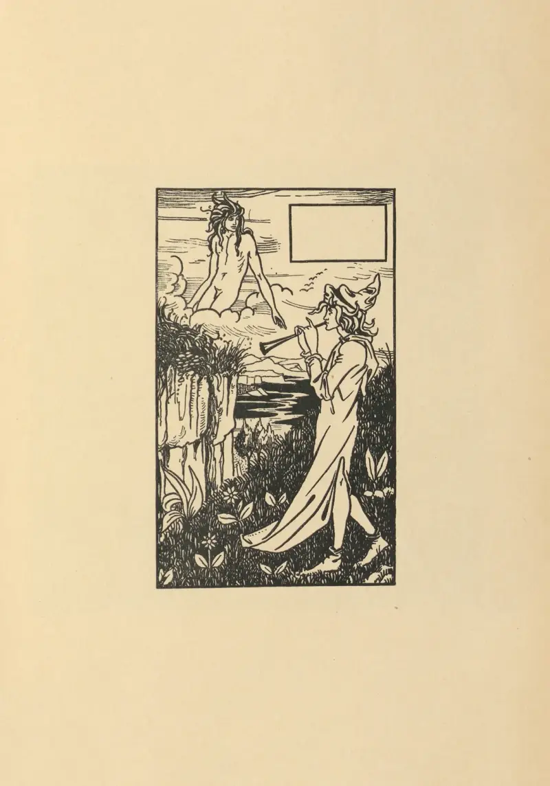 Vignette. Aus 'Le Morte d'Arthur' – Nr. 14 von Aubrey Vincent Beardsley