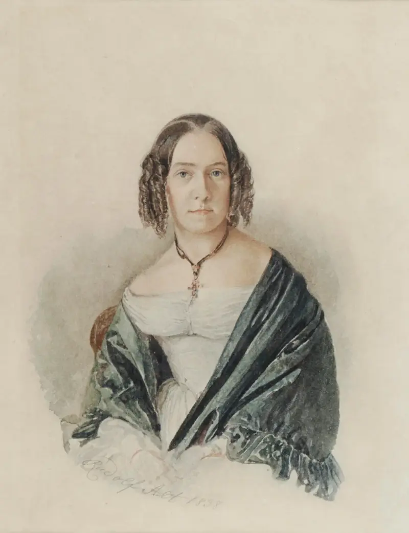 Portret damski, Rudolf von Alt