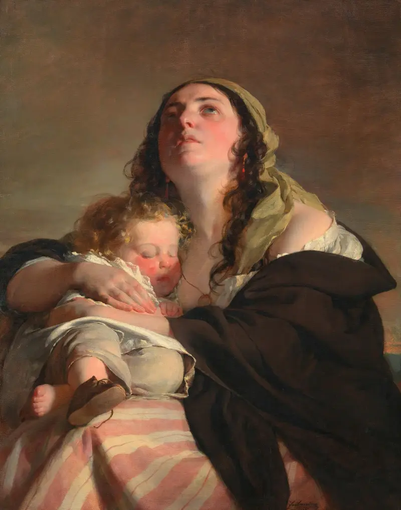 Die Witwe von Friedrich von Amerling