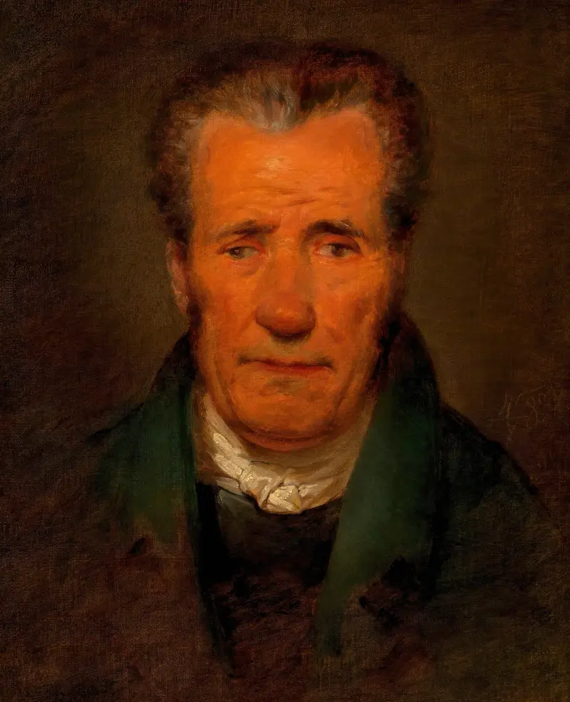 Franz de Paula Amerling (konstnärens farfar) av Friedrich von Amerling