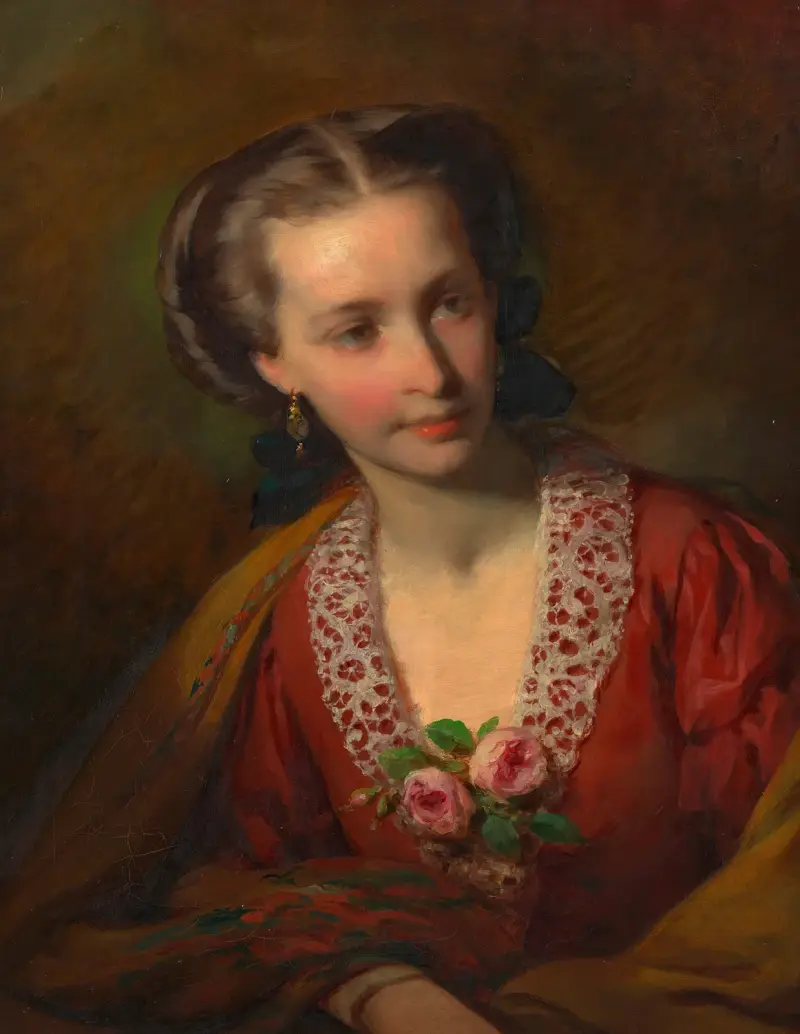 Hermine Amerling (szwagierka Friedricha Amerlinga), Friedrich von Amerling