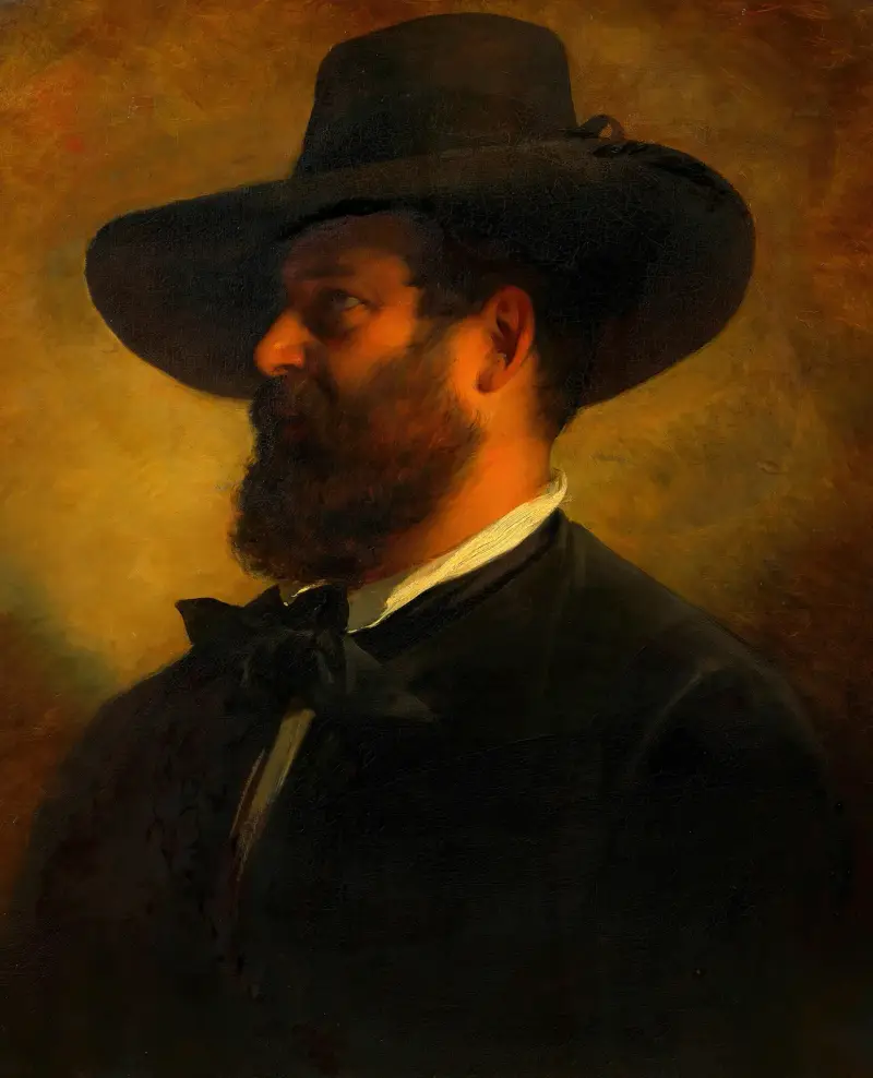 Johann Matthias Ranftl, målare av Friedrich von Amerling