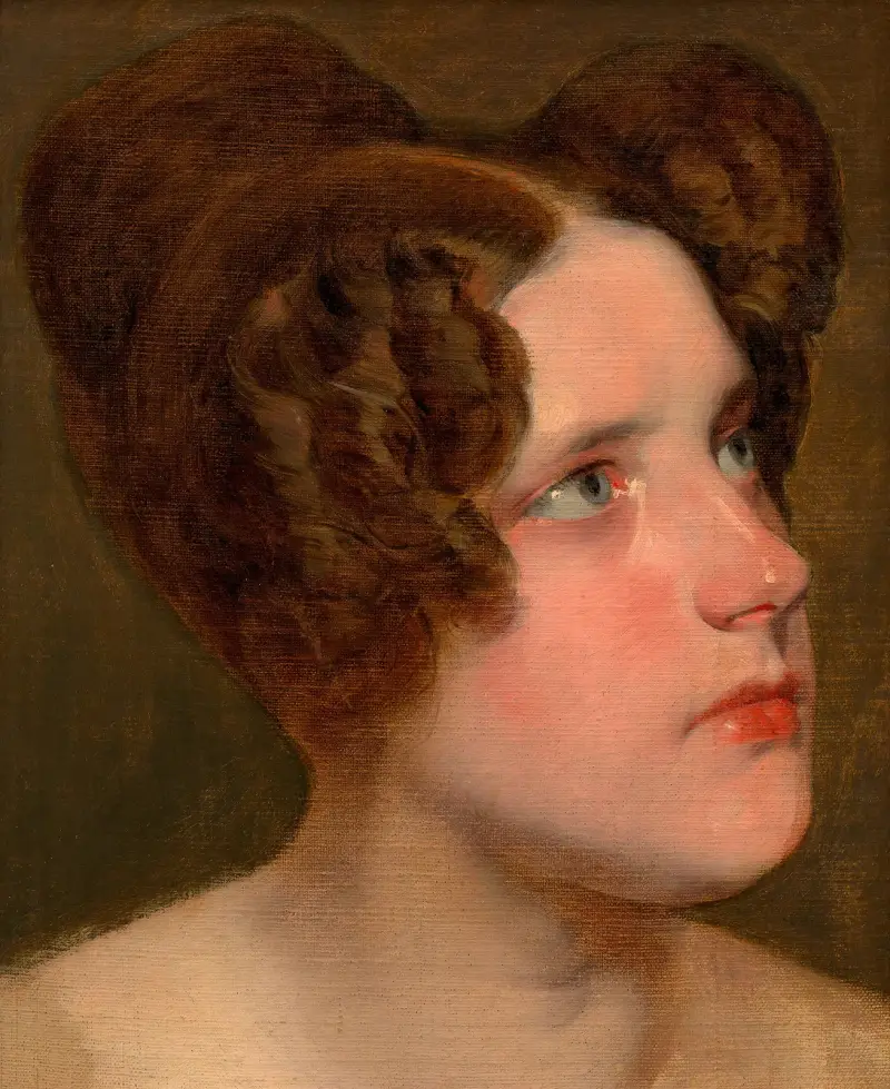 Marie Baumann, verh. Loewe av Friedrich von Amerling