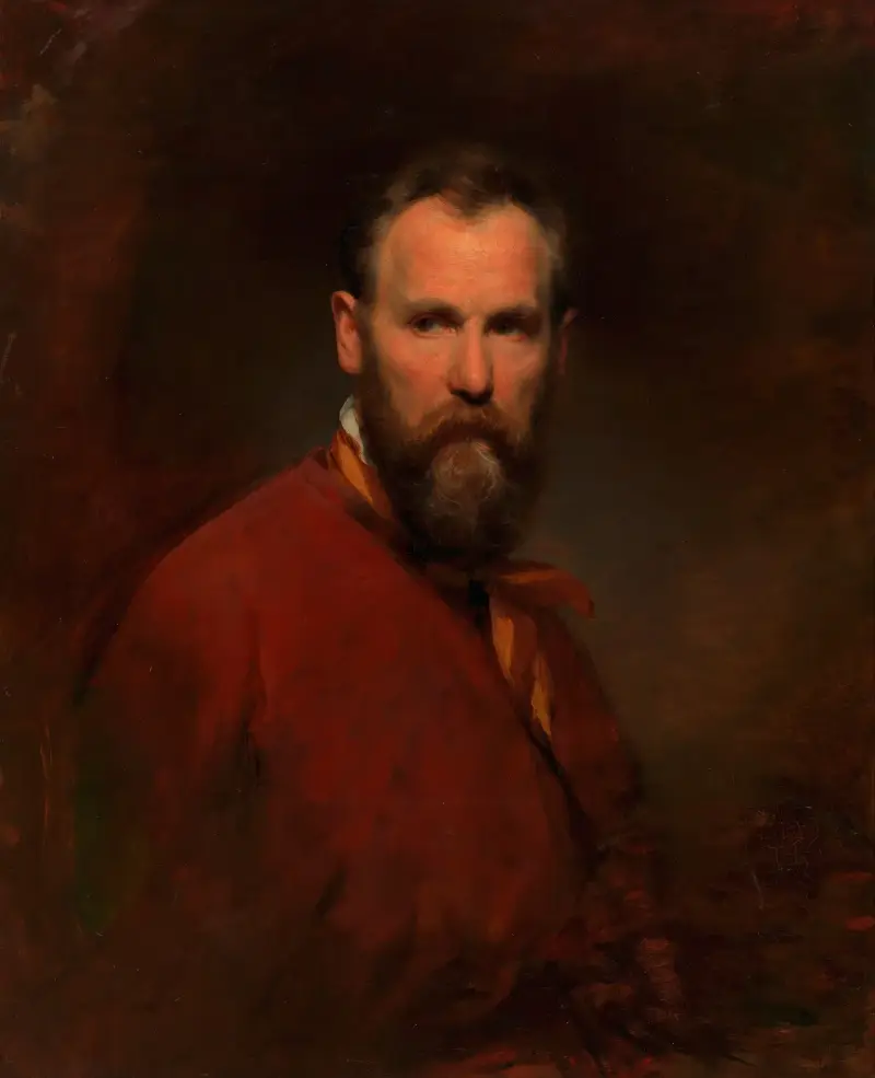 Selbstbildnis Friedrich von Amerling, 1855 von Friedrich von Amerling