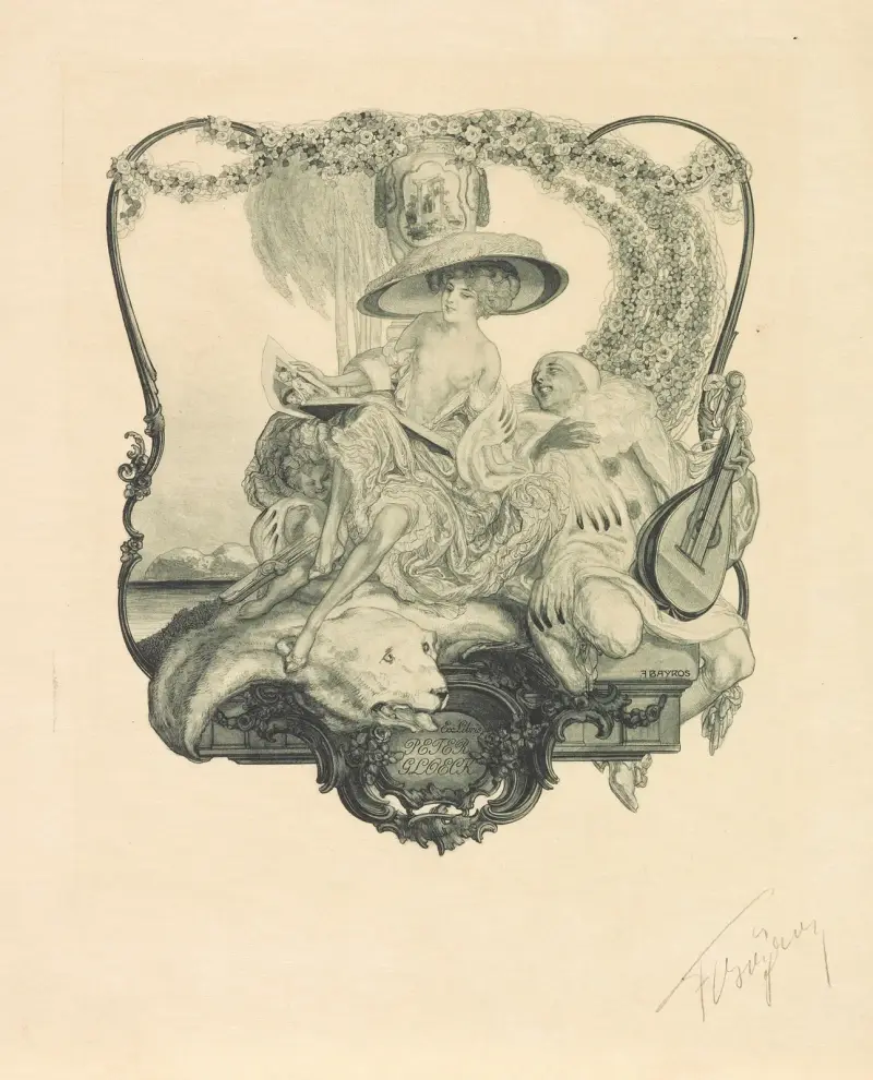 Ex-Libris. 3. Folge av Franz von Bayros