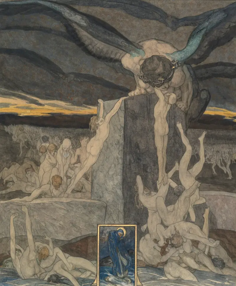 Ode an Dante von Franz von Bayros