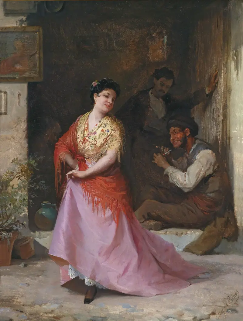 Ein Tänzchen von Eugen von Blaas