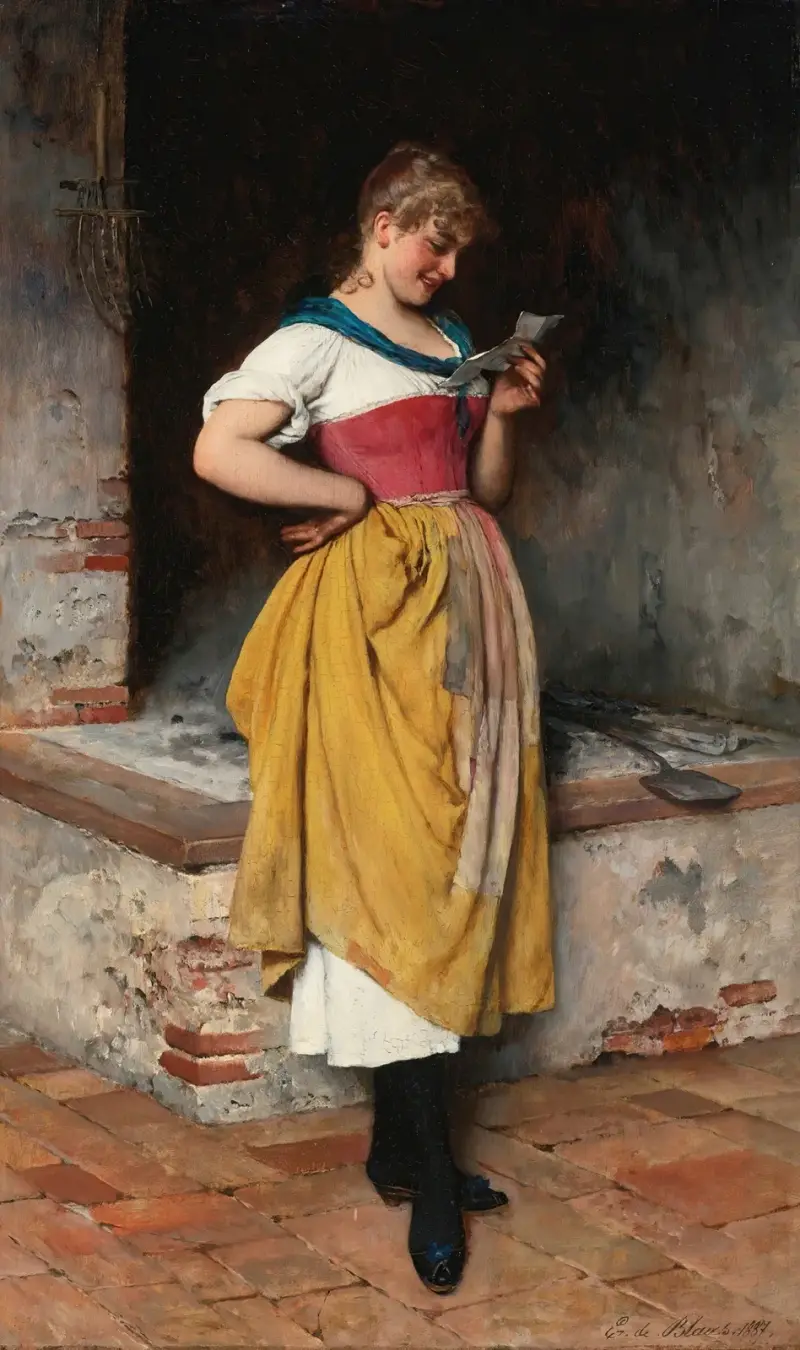 Gute Nachrichten von Eugen von Blaas