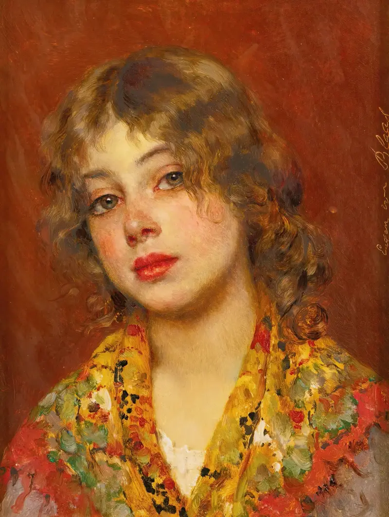 Cikánská dívka, Eugen von Blaas