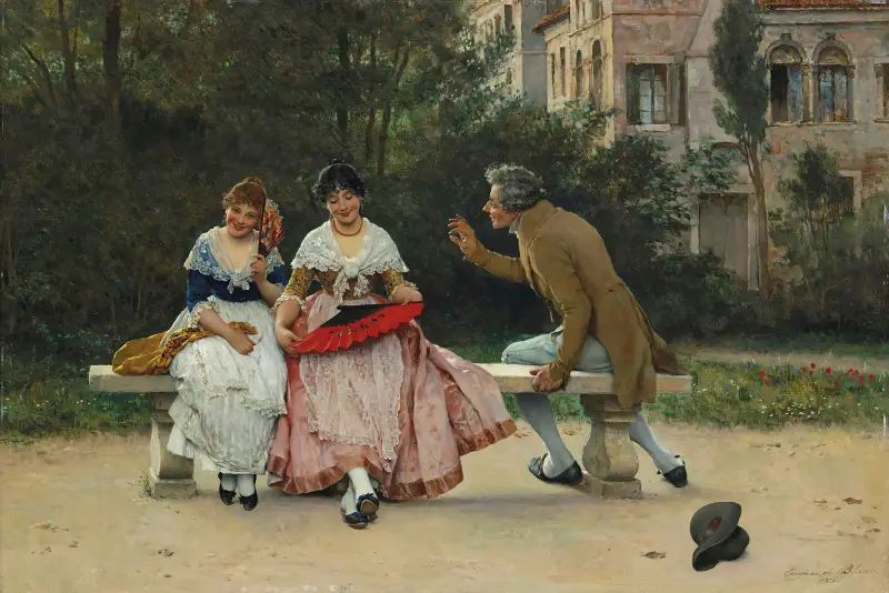 V parku, Eugen von Blaas