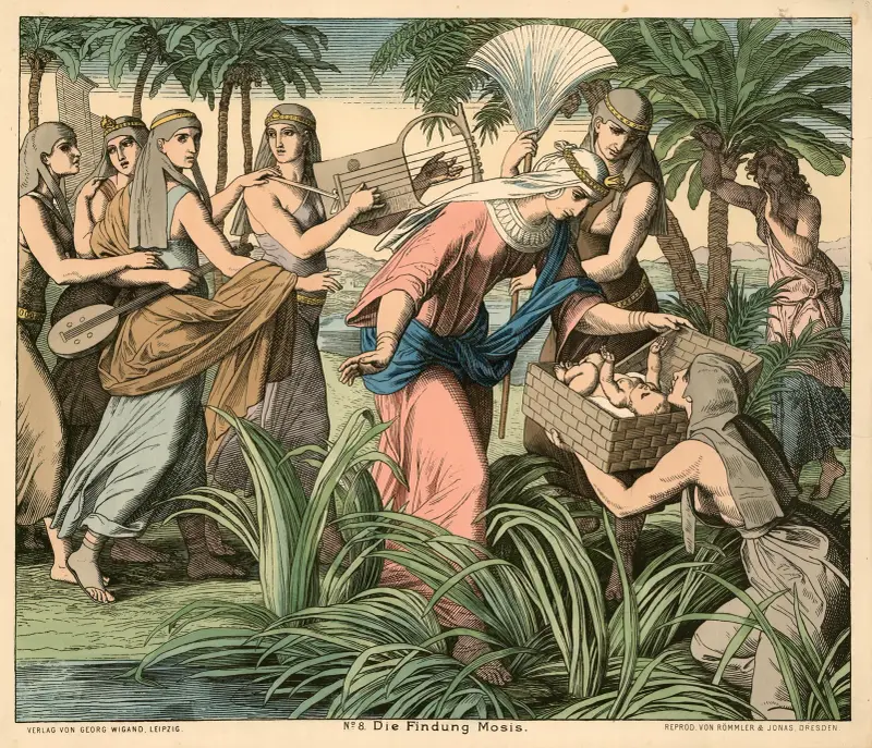 Die Findung Mosis von Julius Schnorr von Carolsfeld