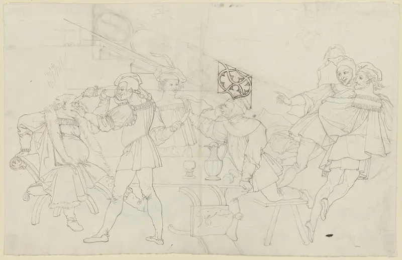 Auerbachs Keller in Leipzig von Peter von Cornelius