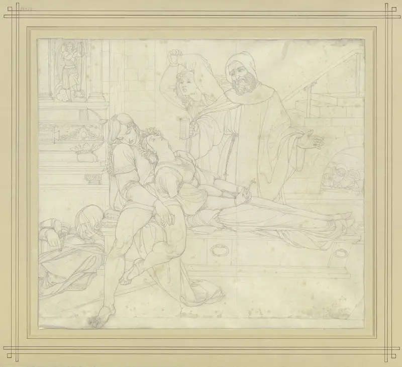 Romeo and Juliet av Peter von Cornelius