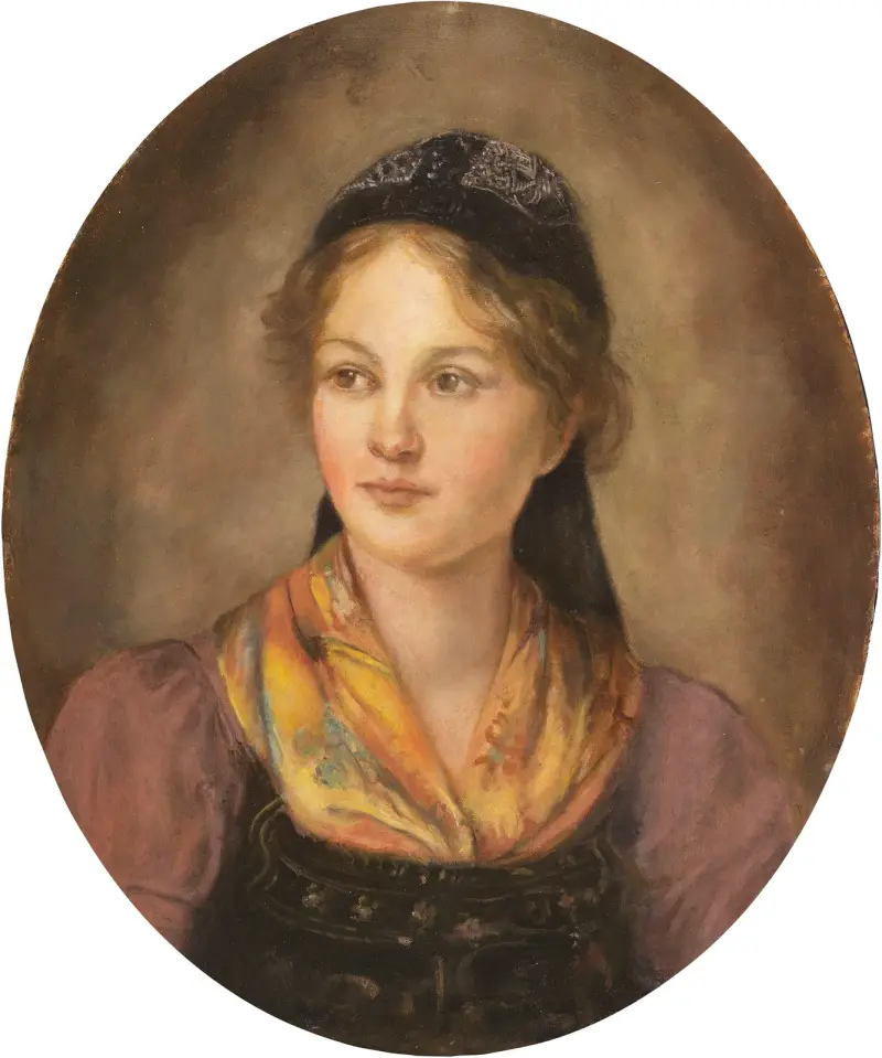 Dívčí portrét, Franz von Defregger