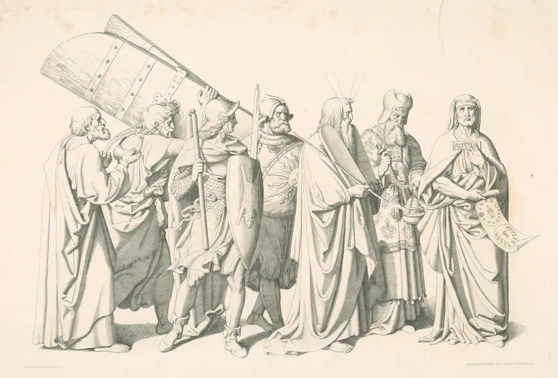 Ancestral Fathers av Joseph von Führich