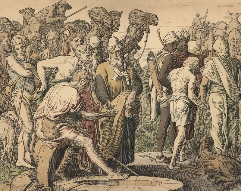 Joseph is sold by his brothers av Joseph von Führich
