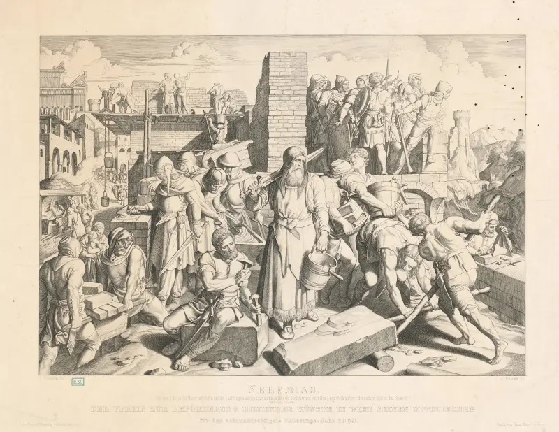Nehemias av Joseph von Führich