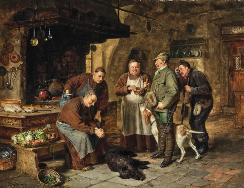 Ein gutes Essen von Eduard von Grützner